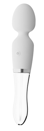 Вибратор Orion Liaison Led Wand вонд, белый-прозрачный