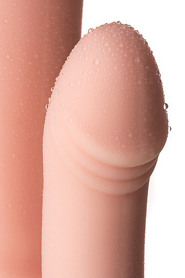 Двойной фаллоимитатор Toyfa A-toys, телесный, 20 см