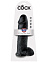Огромный фаллос 12 Cock with Balls с мошонкой на присоске, 15 см, черный Огромный фаллос 12 Cock with Balls с мошонкой на присоске, 15 см, черный