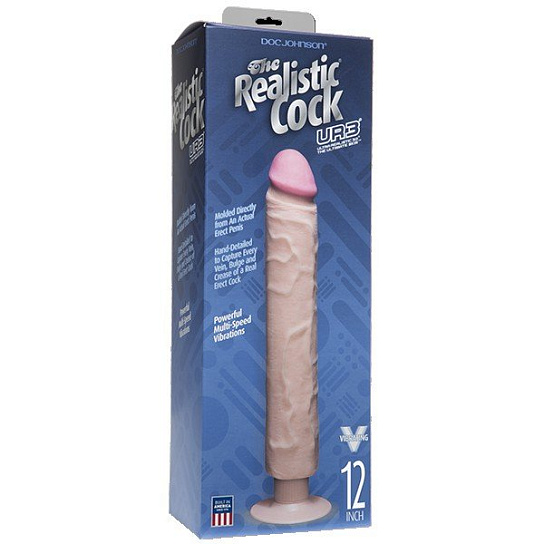 Огромный вибромассажер-насадка, 33 см