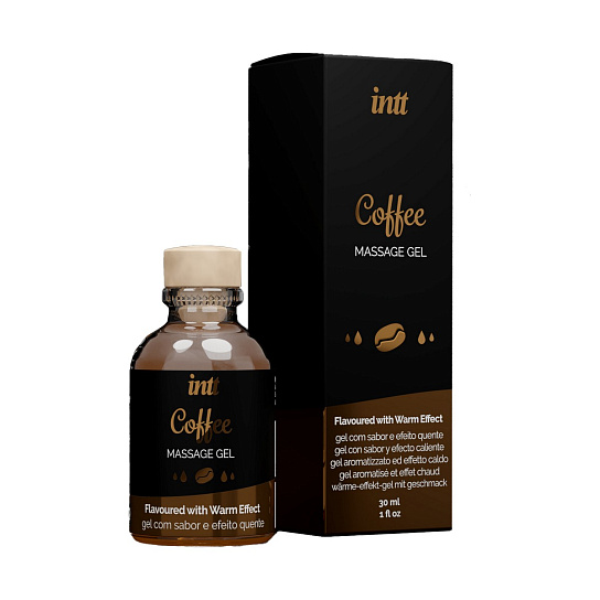 Гель для массажа Intt Cosmetics Coffee, 30 мл