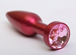 Стильная металлическая втулка 4sexdream, красный/розовый