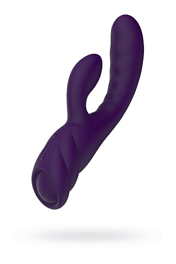 Вибратор с клиторальным стимулятором Nalone PureX2, фиолетовый