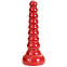Анальный стимулятор ребристый Red Boy - Butt Plug, красный
