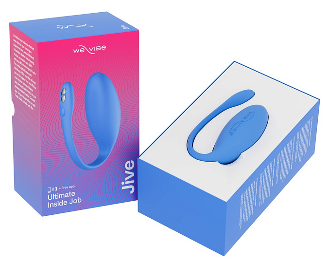 Вибратор We-Vibe Jive Smart с управлением со смартфона, синий
