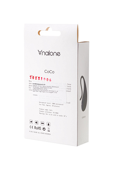 Вибратор для двоих Nalone CO CO, синий