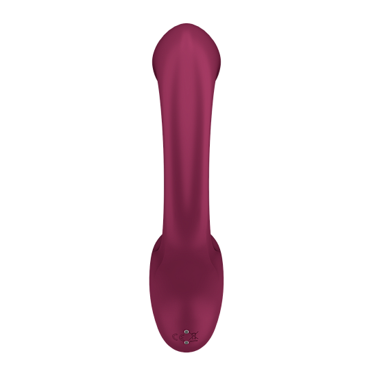 Вибратор Satisfyer G for Goddess 2 — двойная стимуляция клитора и G-точки, бордовый