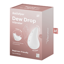 Вибромассажер Satisfyer Dew Drop, белый