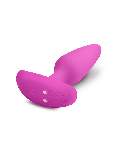 Анальная вибропробка с дистанционным управлением Gvibe Gplug XS, розовая