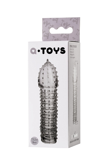 Прозрачная насадка на пенис A-Toys