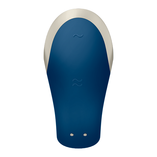 Вибратор для пар Satisfyer Double Love, голубой