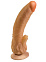 Фаллоимитатор на присоске с изогнутым стволом Love Toy 18,5 см
