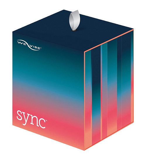 Инновационный вибратор для пар We-Vibe Sync с ДУ, бирюзовый