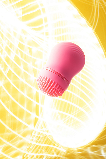 Стимулятор клитора с вращением PPP Curu-Curu Brush Roter, розовый