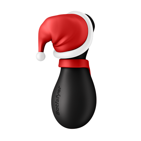 Вакуумно-волновой стимулятор для клитора Satisfyer Penguin Новогодний подарок