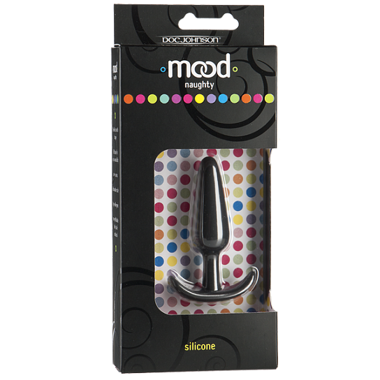Силиконовая анальная пробка Mood Naughty, среднего размера