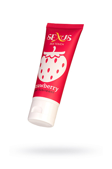Ароматизированная смазка на водной основе Silk Touch Strawberry, 50 мл