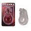 Кольцо эрекционное Brahma толстое, прозрачное