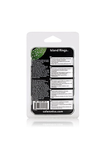 Колечки прозрачные разного размера Magic C-rings, 3 штуки, прозрачные