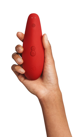 Вакуумно-волновой стимулятор клитора Womanizer Marilyn Monroe, красный