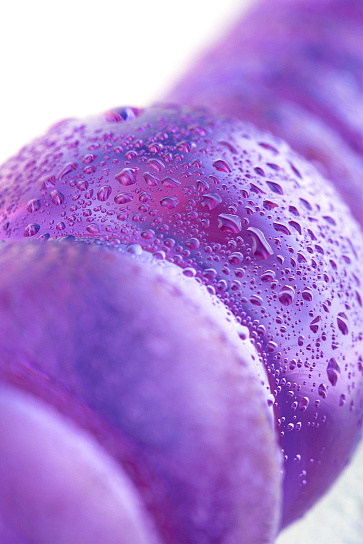 Рельефный стеклянный фаллоимитатор Sexus Glass 22,8 см