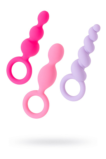 Набор анальных стимуляторов Satisfyer Plugs, цветные