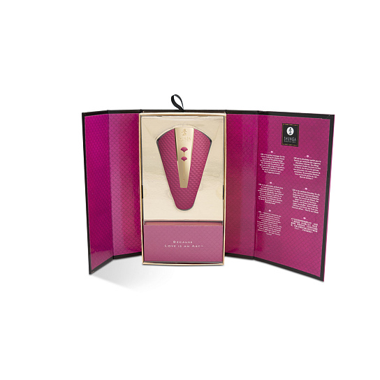 Вибратор-массажер Shunga Obi, малиновый