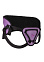 Член на удобных трусиках Deluxe Silicone Strap On, 25 см, фиолетовый