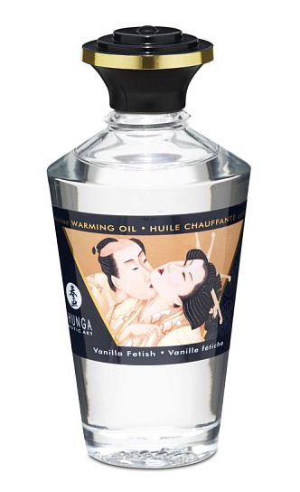 Согревающий гель для массажа Vanilla Fetish, съедобный, 100 мл