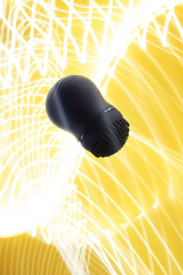 Стимулятор клитора с вращением PPP Curu-Curu Brush Roter, черный