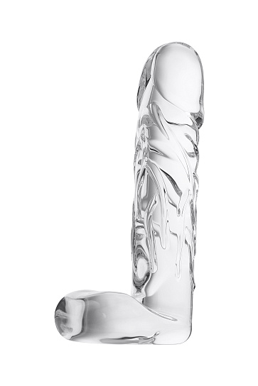 Реалистичный фаллоимитатор из стекла DILDO, 20 см