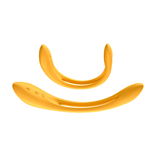 Многофункциональный вибратор Elastic Joy, желтый