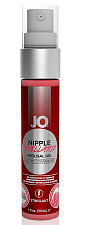 Возбуждающий гель JO Nipple Titillator Снежная клубника (Electric Strawberry), 30 мл