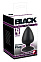 Анальная пробка Black Velvets 63 с проводом и USB