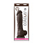 Реалистичный фаллоимитатор Colours - 8" Dildo, 19 см, темно коричневый Реалистичный фаллоимитатор Colours - 8" Dildo, 19 см, темно коричневый