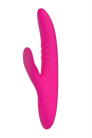 Зуммер с клиторальным стимулятором Nalone Peri, розовый