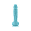 Дилдо светящийся в темноте Firefly Pleasures Dildo Blue, 13 см, голубой