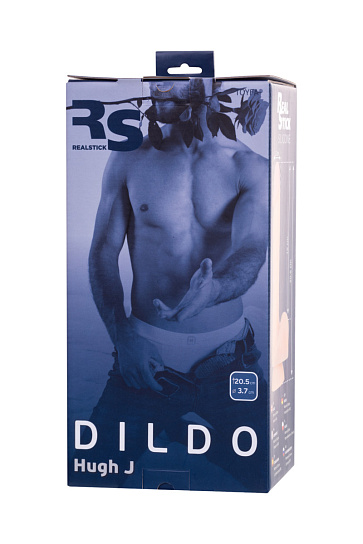 Классический фаллоимитатор Realstick Elite Silicone HUGH J, 15 см