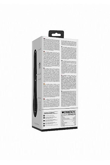 Вибромассажер-кролик Izara со стимулирующими бусинами, черный