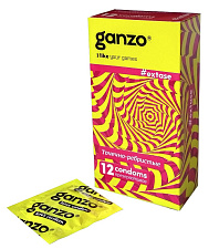 Точечно-ребристые презервативы Ganzo Extase