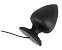 Анальная пробка Black Velvets 63 с проводом и USB