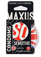 Ультратонкие презервативы Maxus Air Sensetive №3 в прозрачном кейсе 