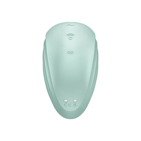 Вакуумно волновой стимулятор с вибрацией Satisfyer Pearl Diver, мятный