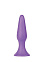 Анальный стимулятор с расширением к низу SILKY BUTTPLUG, фиолетовый