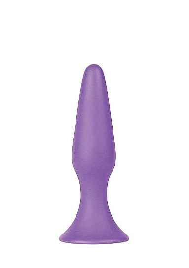 Анальный стимулятор с расширением к низу SILKY BUTTPLUG, фиолетовый