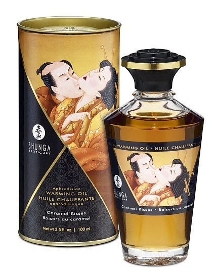 Согревающее масло Caramel Kisses с ароматом карамельного поцелуя, 100 мл