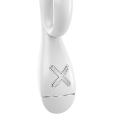 Секс-вибратор для девушек OVO K1 Rabbit, белый, 20 см