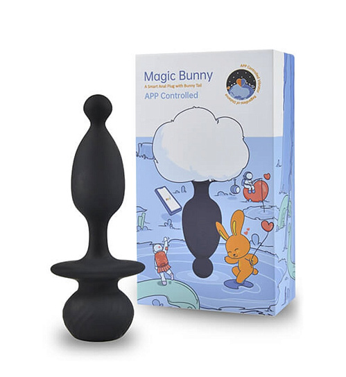 Анальная пробка с вибрацией Magic Motion Magic bunny