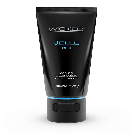 Охлаждающий анальный лубрикант WICKED JELLE CHILL, 120 мл
