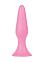Анальный стимулятор с расширением книзу, розовый